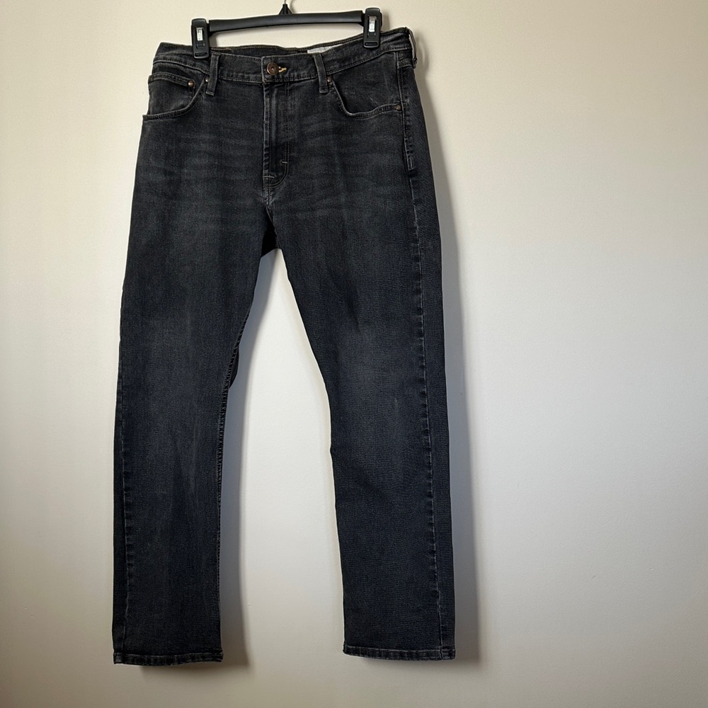 Wrangler Men's Dark Gray Straight Jeans